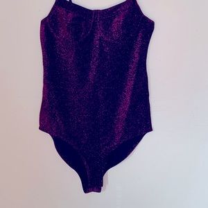 Metallic Hot Pink Body Suit